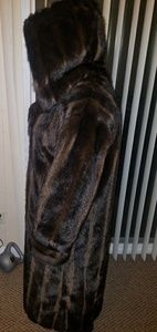 Beautiful Faux Fur Hooded Coat